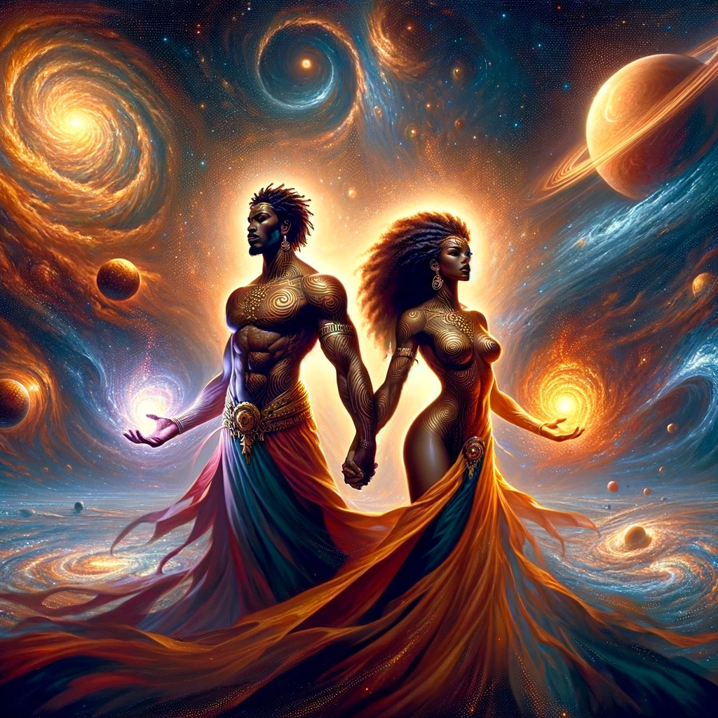 Whispers from the Cosmos: Kahina and the Geometry of the Gods